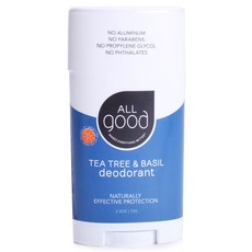 All Good 除臭劑 茶樹&羅勒, 1個, 72g