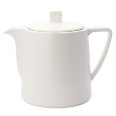 Bredemeijer 陶瓷茶壺, 1L, 白色的