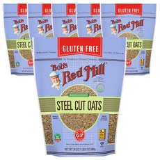 Bob's Red Mill 全麥燕麥片, 6個, 680克