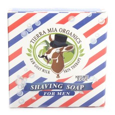 TIERRA MIA ORGANICS 剃須皂男士剃須皂, 1個, 70.9克