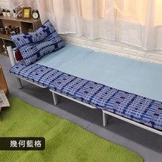 玩色幾何竹面單人透氣床墊
