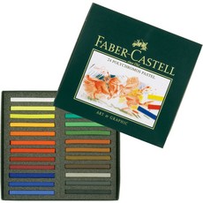 Faber-Castell 128524藝術家級粉彩條24色, 詳見包裝