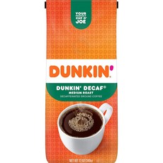 DUNKIN DONUTS 脫咖啡因咖啡粉 中度烘焙, 研磨咖啡