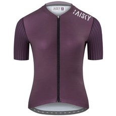 BAISKY百士奇自行車衣女款空力短車衣 潔淨V 深紫，透氣排汗，舒適有型，提升騎乘速度, 深紫