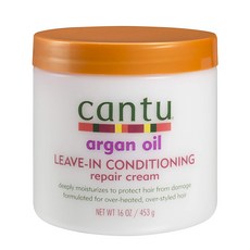 cantu 摩洛哥堅果油免沖洗護髮乳, 1罐, 453g
