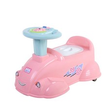 B&B幸福雜貨 兒童汽車造型學習便盆 (聲音款), 粉