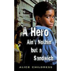(英文圖書)A Hero Ain't Nothin' But a Sandwich 平裝版, Puffin Books, 英文