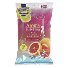 KOYO KASEI 香氛身體濕紙巾 葡萄柚香 20張, 1個