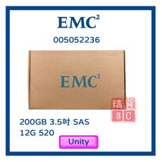 EMC 005052236 200GB 3.5吋 SAS 12G Unity伺服器硬碟