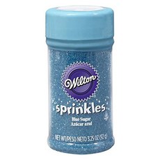 Wilton 惠爾通 烘焙裝飾糖果 藍色砂糖, 92g, 1罐