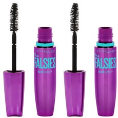 MAYBELLINE 媚比琳 The Flsies防水睫毛膏 7.5ml, 2支, Brownish Black