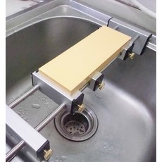 水槽式鋁合金底座不銹鋼磨刀防滑架 (不含磨刀石) - 適用各尺寸砥石, 1個