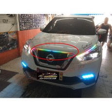 小鳥的店 2018-2023 KICKS 導光條 水箱中網 七彩導光條 台製 配件改裝, 詳見包裝