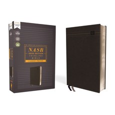Nasb Thinline Bible Large Print Leathersoft Black Red Letter Edition 2020 Text Comfort Print Imitation Leather, Zondervan, 英文, 仿皮