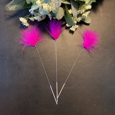 I.N 彩色芙蓉毛采耳工具 柔軟羽毛 舒適清潔 繽紛色彩, 1個, 1個裝
