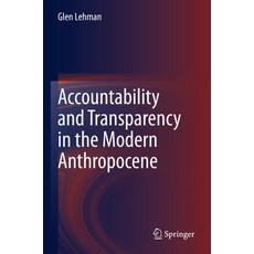(英文圖書) Accountability and Transparency in the Modern Anthropocene 平裝版, Springer, 英文