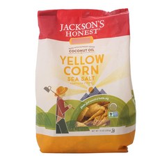 JACKSONS HONEST CHIPS 黃玉米脆片 海鹽口味, 1包, 283g
