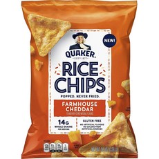QUAKER 桂格 米片農家切達風味, 1個, 156g