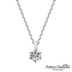 PERKINS 伯金仕 - 獨家升級 Emmie系列 0.25克拉鑽石項鍊(附證明&包裝配件)