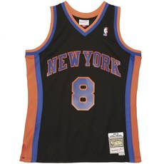 mitchell & ness 紐約尼克斯重裝2號Swingman球衣 Latrell Sprewell籃球服上衣