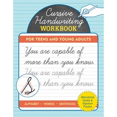 (英文圖書) Cursive Handwriting Workbook for Teens and Young Adults 平裝版, Peter Pauper Press, 英文