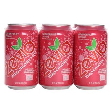 Zevia 零卡路里蘇打水 葡萄柚柑橘味 無糖無咖啡因, 6件, 355毫升