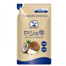KANEYO 椰子油洗碗精補充包 470ml，植物性配方，溫和洗淨呵護雙手, 1套, 470ml