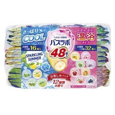 Hakugen Earth 白元 Cool&Warm保濕碳酸入浴錠 12款香氛入, 1組, 2.16kg