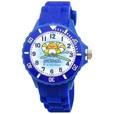 三麗鷗 消暑蛋黃哥 派對運動彩帶手錶 深藍色 兒童手錶 可愛卡通造型 輕巧舒適