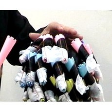 喇叭燙捲子/冷燙捲心, 彩色