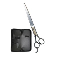 77長剪刀 寵物剪刀 修剪寵物毛髮 寵物美容剪刀 長柄剪刀 附收納包, 黑色收納包, 支