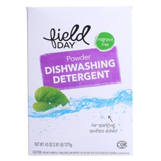 field DAY 洗碗機清潔劑無味, 1個, 1275克