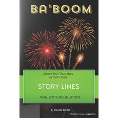 (英文圖書)Story Lines - Ba'boom - Create Your Own Story Activity Book: Plan Write & Illus... 平裝版, Independently Published, 英文