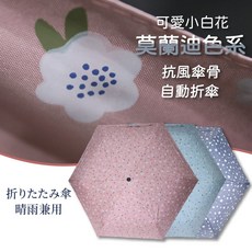 21寸心型花生自動折疊傘