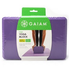 GAIAM 泡沫瑜伽磚, 紫色