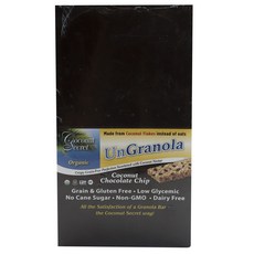 Coconut Secret 格蘭諾拉巧克力脆片穀物棒, 34g, 12入, 椰子口味