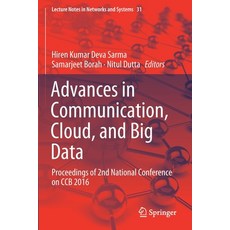 (英文圖書) Advances in Communication Cloud and Big Data: Proceedings of 2nd National Conference on Ccb... 平裝版, Springer, 英文