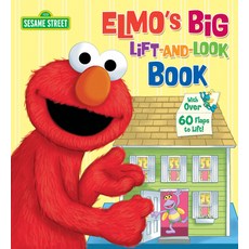 (英文圖書) Elmo's Big Lift-And-Look Book (Sesame Street) Board Books, Random House Books for Youn..., 英文, 硬頁書
