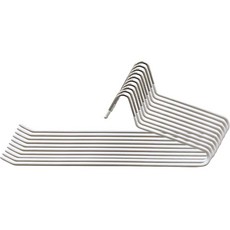 Shiyong 防滑褲衣架, 10個, 白色