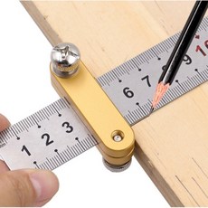 【豪划算】鋼直尺限位器 定位器 調節畫線器 段差器 30CM直尺用 直尺畫線器 調節器