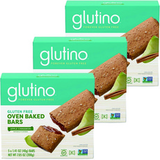 glutino 蘋果餡夾心能量棒 5入, 3盒, 200g