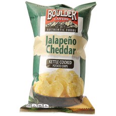 BOULDER CANYON 洋芋片 墨西哥辣椒切達口味, 1個, 142克