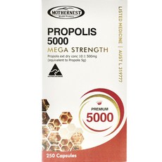 MOTHERNEST Mega Strength蜂膠5000mg膠囊, 1罐, 250顆