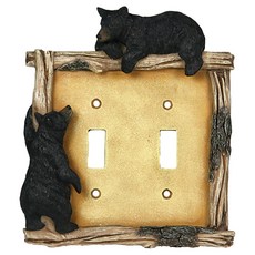 Rivers Edge 裸雙開關板插座蓋 618, 1個