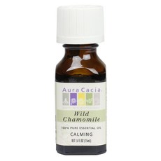 Aura Cacia 卡希雅 野生洋甘菊舒緩精油, 1個, 15ml