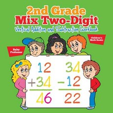 (英文圖書)2nd Grade Mix Two-Digit Vertical Addition and Subtraction Workbook Children's Ma... 平裝版, Baby Professor, 英文