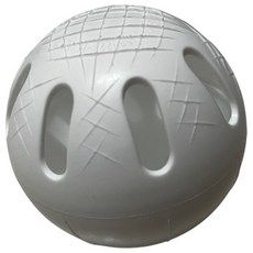 威浮球(wiffle ball)-刮球，獨特孔洞設計，飛行軌跡多變，輕量安全，室內外皆宜, 白色, 1個