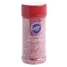 Wilton 惠爾通 彩針糖 紅白色, 226g, 1罐