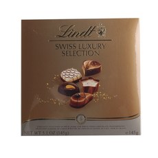 Lindt 瑞士蓮 瑞士奢華精選, 1盒, 145g