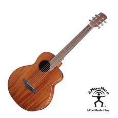 aNueNue 旅行吉他 M20 Feather Bird 小吉他 36吋 桃花心木 民謠吉他 附原廠琴袋, M20E-插電款, 木色